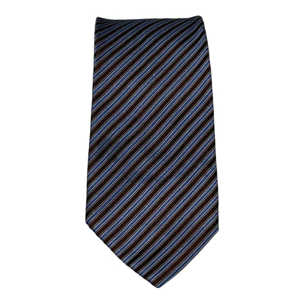 Hugo Boss Tie Mens Silk Made Italy Striped Classic Formal Necktie